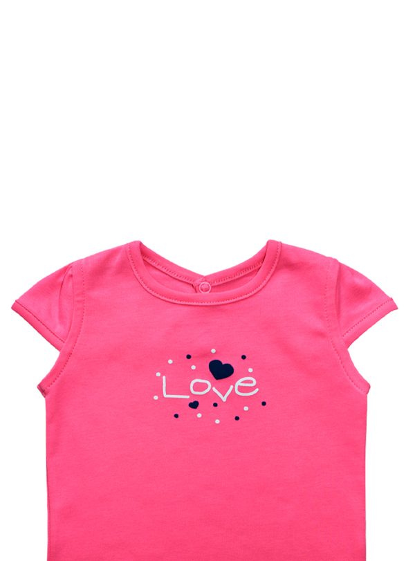 Conjunto Algodón Love Para Niña - Imagen 2