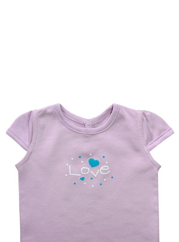 Conjunto Algodón Love Para Niña - Imagen 4