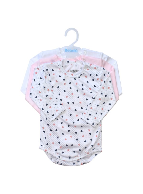 Pack Algodón Body Niña M/L Para Niña