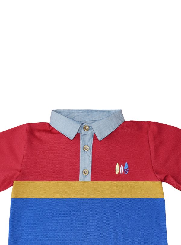 Polo Chambray Doroteo Para Niño - Imagen 2