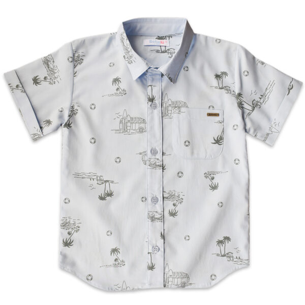 Camisa Popelina Peter  Para Niño