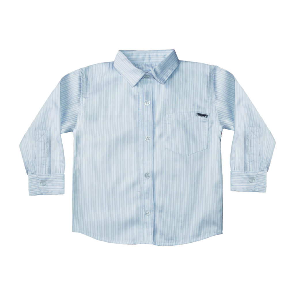camisa manga larga para niño