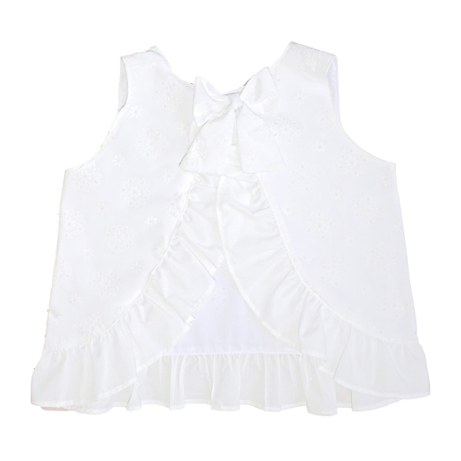 Blusa Brocada Yelina Para Niña - Imagen 3